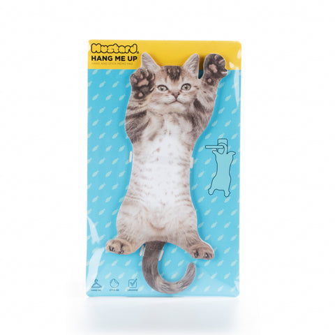 Mustard Notitieblok - Cat Hanging