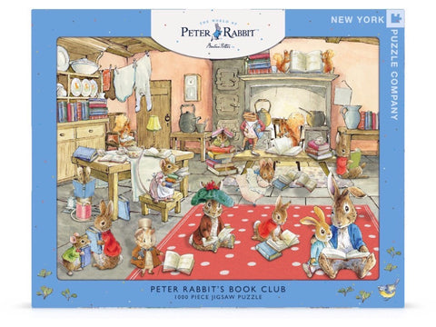 New York Puzzle Company Puzzel Peter Rabbit's Book Club - 1000 stukjes