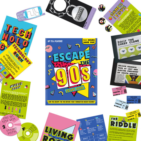 Gift Republic Bordspel - Escape the 90s