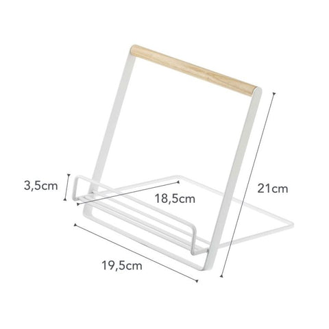 Yamazaki Tosca Kookboeken/tabletstandaard - Wit