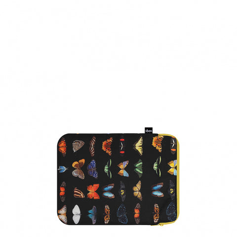 LOQI Laptop Sleeve Large - Butterflies and Moths gerecycled