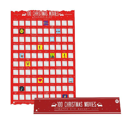Gift Republic Krasposter - 100 Christmas Movies