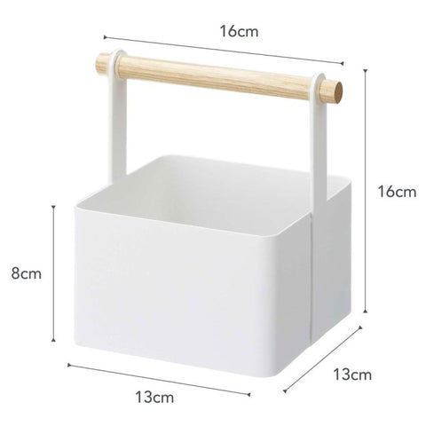 Yamazaki Tosca Organizer vierkant Toolbox Small - Wit