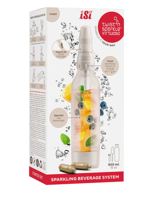 iSi Twist‘n Sparkle Virtuoso Starter Set - 0.95Ltr