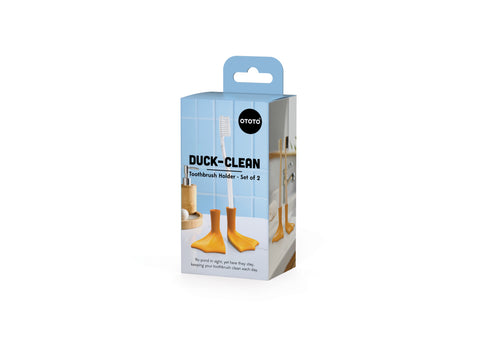 Ototo Tandenborstelhouder Duck Clean set van 2