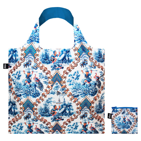 LOQI Bag Large - Toile de Jouy Juggler gerecycled