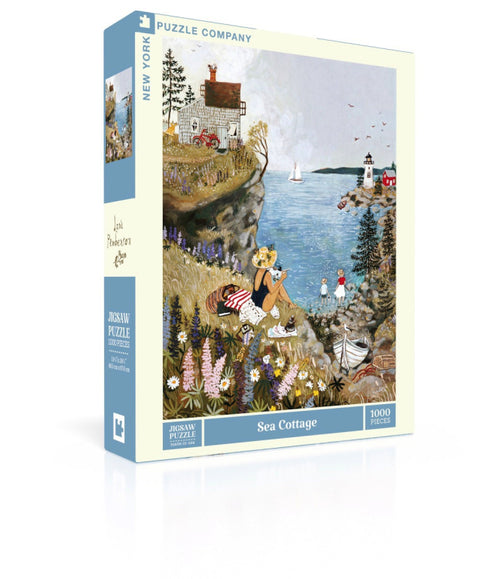 New York Puzzle Company Puzzel Sea Cottage - 1000 stukjes