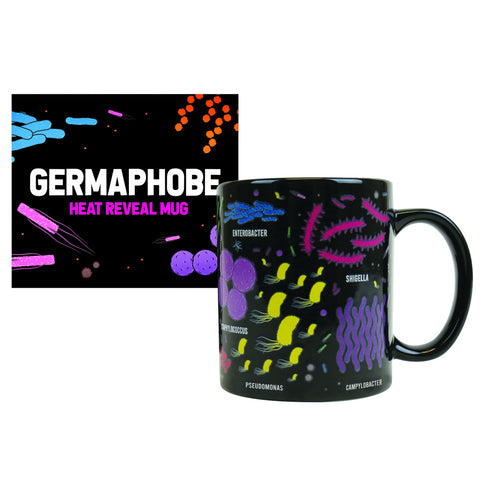 Gift Republic Mok warmtegevoelig - Heat Reveal Mug - Germaphobe