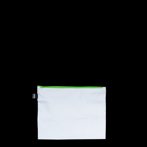 LOQI Zip Pockets - Neon Green, Dark Orange, Yellow reflecterend