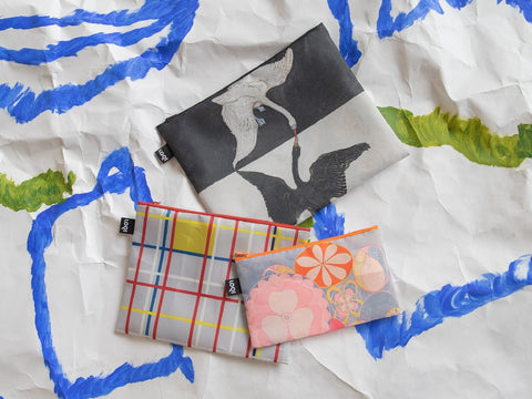 LOQI Zip Pockets - The Swan, Childhood, New York City 3 gerecycled