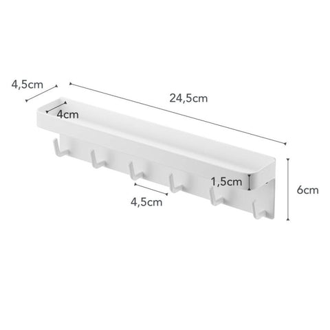 Yamazaki Smart Sleutelrekje met tray magnetisch