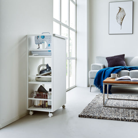 Yamazaki Tower Opbergtrolley 3-laags semi gesloten