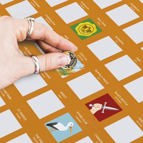 Gift Republic Krasposter - 100 Whiskies