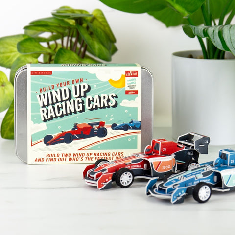 Gift Republic DIY kit - Wind Up Race Cars
