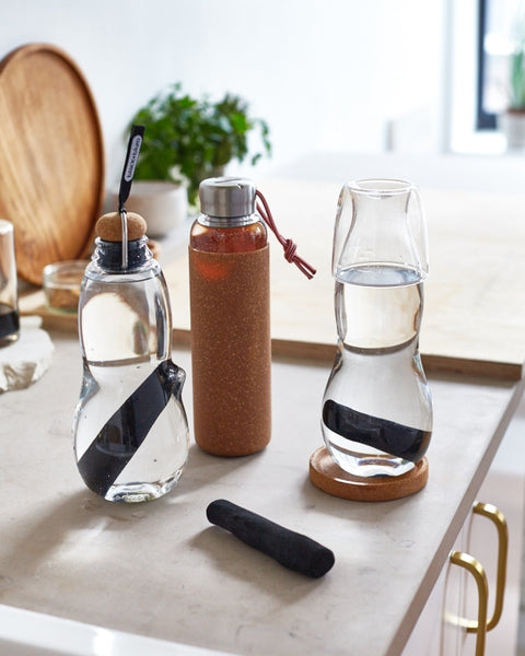 Black+Blum Personal Carafe - Waterkaraf met filter en glas - 0.8Ltr