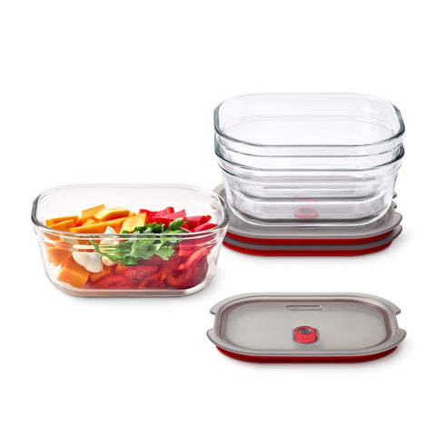 Black+Blum Glass Food Box set Medium - Meal prep - set van 3