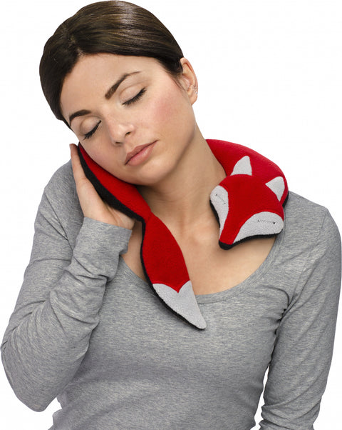 Leschi Nekkussen Peter the fox - Rood/Zwart