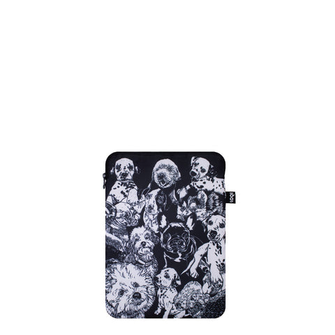 LOQI Laptop Sleeve Medium - Dogs gerecycled