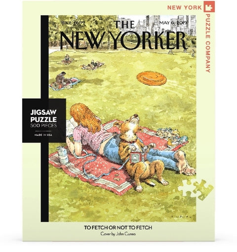 New York Puzzle Company Puzzel To Fetch or Not To Fetch - 500 stukjes