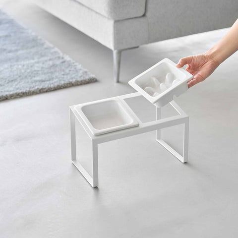 Yamazaki Nooks Slow feeder voerbak schuin & standaard