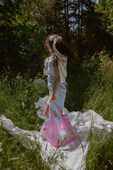 LOQI Bag Large - Cloud gerecycled