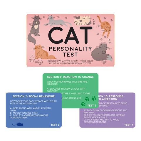 Gift Republic Kaartenset - Cat Personality Test