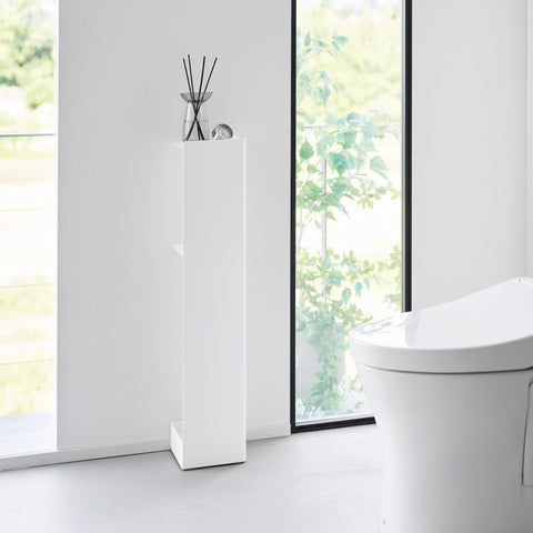 Yamazaki Tower Toiletrolhouder op wielen smal