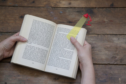 Peleg Design Boekenlegger Lightmark - Rood