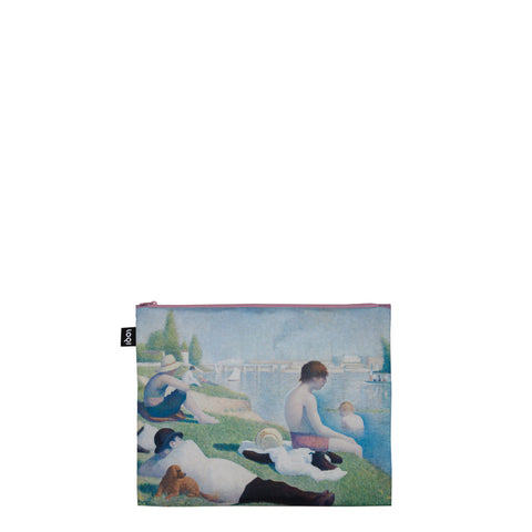 LOQI Zip Pockets - Seurat, Monet, Van Gogh CiCLO