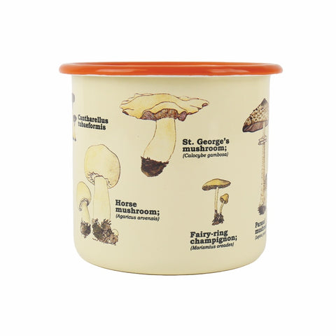 Gift Republic Bloempot Emaille - Mushrooms