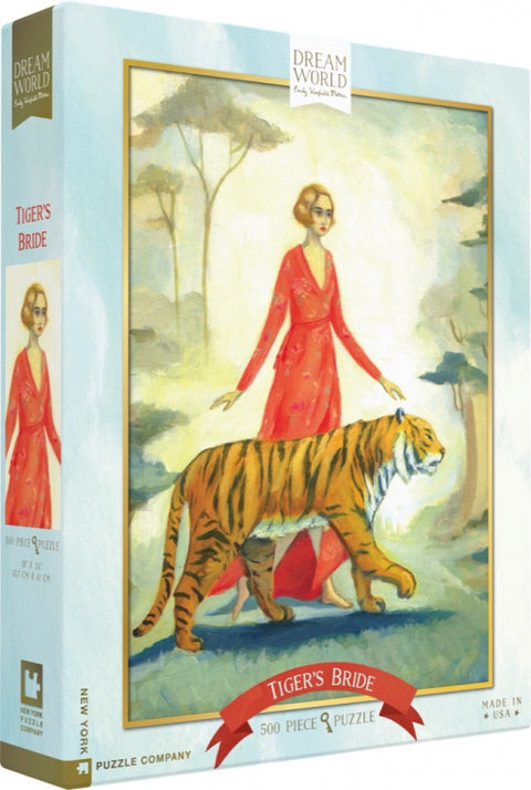 New York Puzzle Company Puzzel Tiger's Bride - 500 stukjes