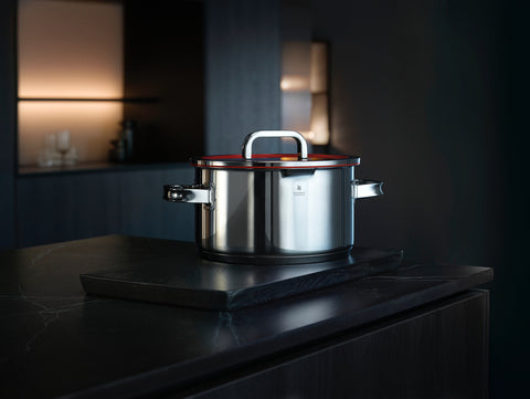 WMF Function 4 Kookpan met deksel - Ø240mm - Rood