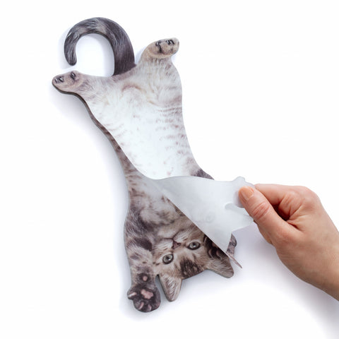 Mustard Notitieblok - Cat Hanging