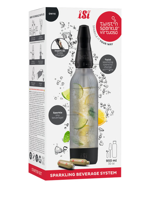 iSi Twist‘n Sparkle Virtuoso Starter Set - 0.95Ltr