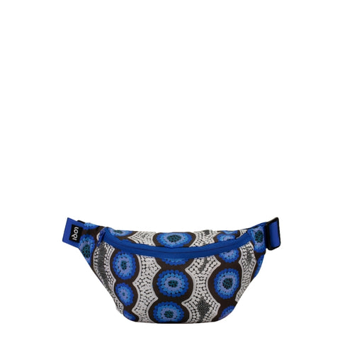 LOQI Bum Bag Large - Water Dreaming Blue gerecycled