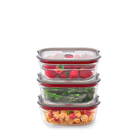 Black+Blum Glass Food Box set Small - Meal prep - set van 3