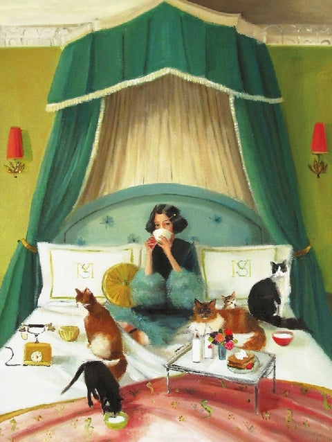 New York Puzzle Company Puzzel Breakfast in Bed - 500 stukjes