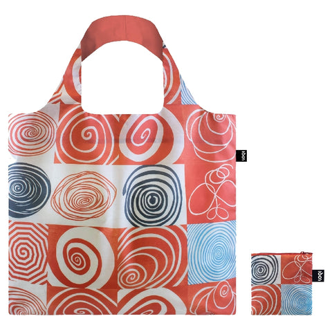 LOQI Bag Large - Spirals Grids gerecycled