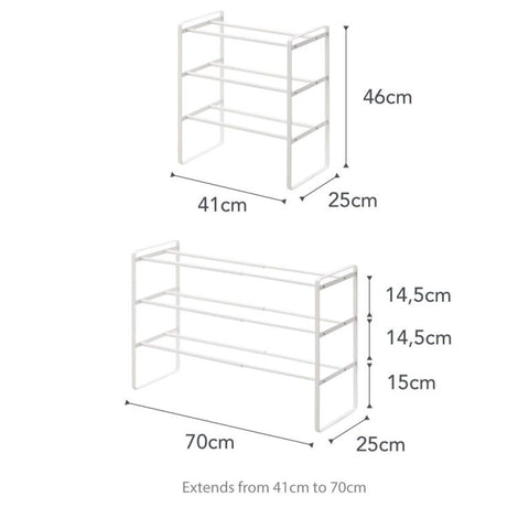 Yamazaki Frame Schoenenrek uitschuifbaar 3-laags