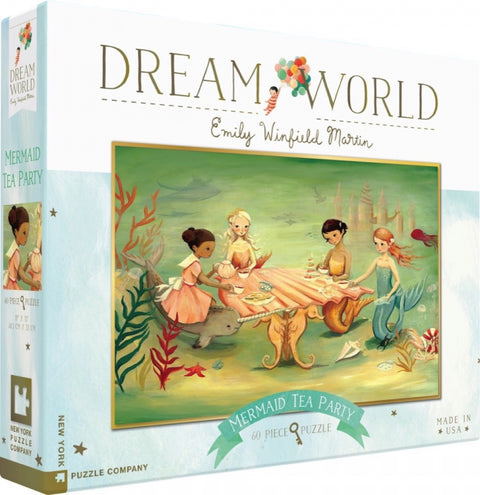 New York Puzzle Company Puzzel Mermaid Tea Party - 60 stukjes