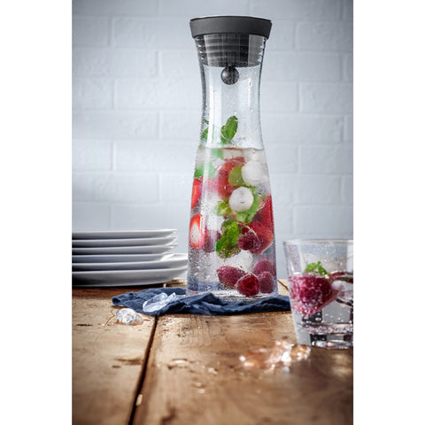 WMF Basic Waterkaraf - 1Ltr - Zwart/Zilver