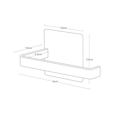 Yamazaki Tower Toiletrolhouder magnetisch