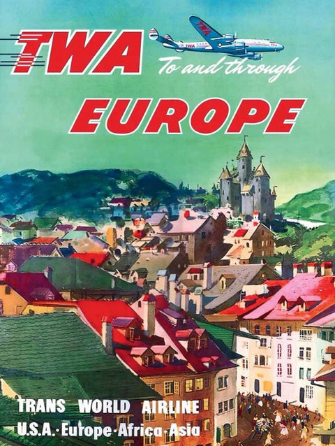 New York Puzzle Company Puzzel Fly to Europe - 500 stukjes