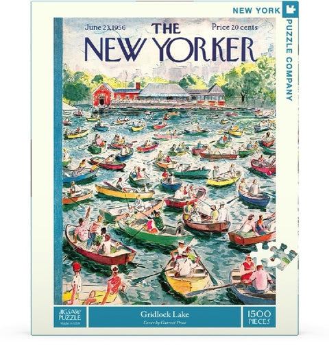 New York Puzzle Company Puzzel Gridlock Lake - 1500 stukjes