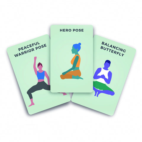 Gift Republic Kaartenset - Yoga Poses