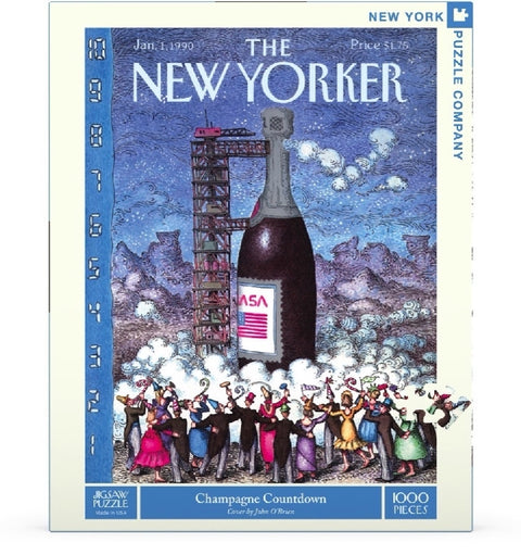 New York Puzzle Company Puzzel Champagne Countdown - 1000 stukjes