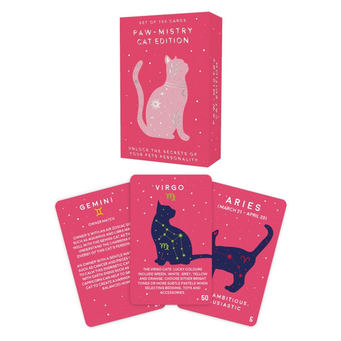 Gift Republic Kaartenset - Paw-mistry Cat edition