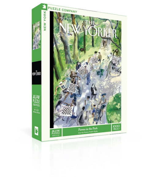 New York Puzzle Company Puzzel Pawns in the Park - 1000 stukjes