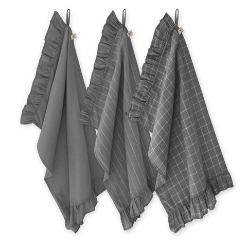 Walra Keukenset Lovely Linen Ruffles 3-delig