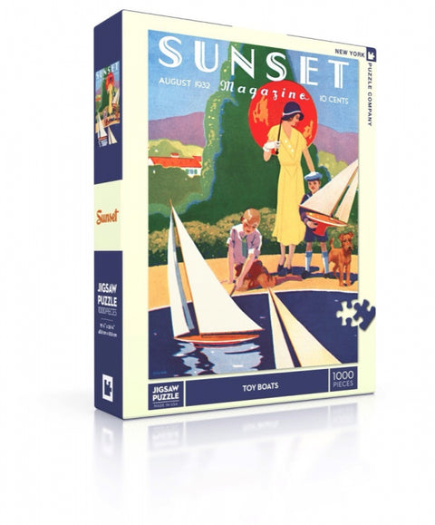 New York Puzzle Company Puzzel Toy Boats - 1000 stukjes